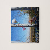 Fubby fantasie, op de vlucht voor een dier. legpuzzel (Verticaal)