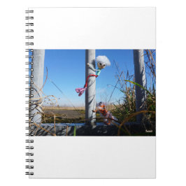 Fubby fantasie, op de vlucht voor een dier. notitieboek