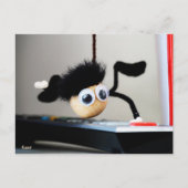 Fubby hangend als de scene van Tom Cruise. Briefkaart (Voorkant)