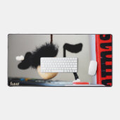 Fubby hangend als de scene van Tom Cruise. Bureaumat (Keyboard & Muis)