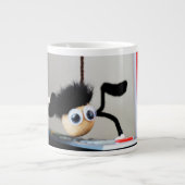 Fubby hangend als de scene van Tom Cruise. Grote Koffiekop (Voorkant)