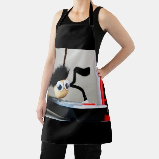 Fubby hangend als de scene van Tom Cruise. Schort (Insitu)