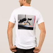 Fubby hangend als de scene van Tom Cruise. Tri-Blend Shirt (Achterkant)