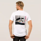 Fubby hangend als de scene van Tom Cruise. Tri-Blend Shirt (Achterkant volledig)