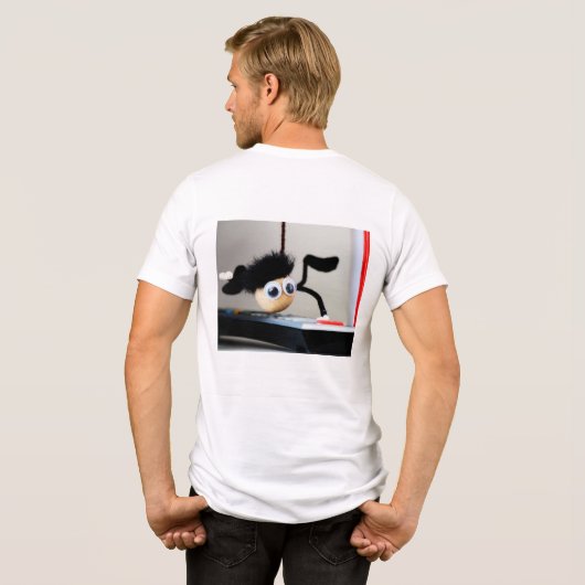 Fubby hangend als de scene van Tom Cruise. Tri-Blend Shirt (Achterkant volledig)