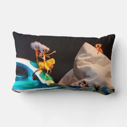 Fubby in de iconische Fimscene van de Titanic. Kussen (Achterkant)