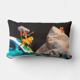 Fubby in de iconische Fimscene van de Titanic. Kussen