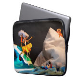 Fubby in de iconische Fimscene van de Titanic. Laptop Sleeve (Voorkant Links)
