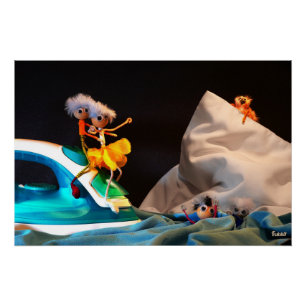 Fubby in de iconische Fimscene van de Titanic. Perfect Poster