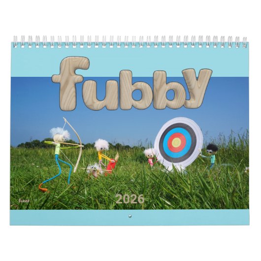 Fubby kalender voor 2026, positieve vibe ! (Hoes)