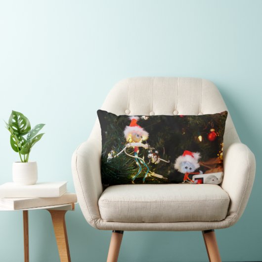 Fubby Kerst humor fine-art. Kussen (Stoel)