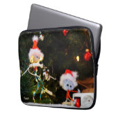 Fubby Kerst humor fine-art. Laptop Sleeve (Voorkant Links)
