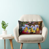 Fubby Kerstkoor met humoristisch detail. Kussen (Stoel)