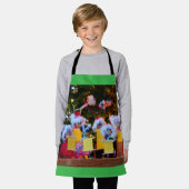 Fubby Kerstkoor met humoristisch detail. Schort (Gedragen)