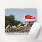 Fubby met kerstmuts avontuur. muismat (Met muis)