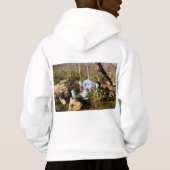 Fubby monster op de schommel. (Achterkant)