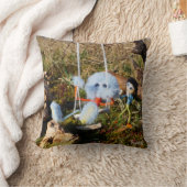 Fubby monster op de schommel. kussen (Deken)