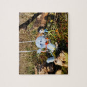 Fubby monster op de schommel. legpuzzel (Verticaal)