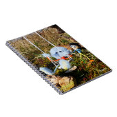 Fubby monster op de schommel. notitieboek (Rechterzijde)