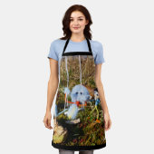 Fubby monster op de schommel. schort (Gedragen)