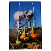 Fubby paartje dat romantisch verliefd zitten. medium cadeauzakje (Achterkant)