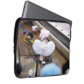 Fubby poppetje als Marilyn Monroe verkleed. Laptop Sleeve (Voorkant Rechts)