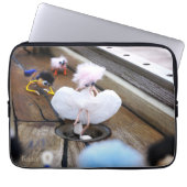 Fubby poppetje als Marilyn Monroe verkleed. Laptop Sleeve (Voorkant)