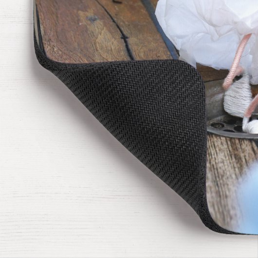 Fubby poppetje als Marilyn Monroe verkleed. Muismat (Hoek)