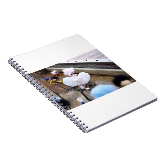 Fubby poppetje als Marilyn Monroe verkleed. Notitieboek (Rechterzijde)