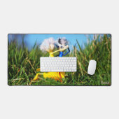 Fubby poppetjes die dansen met Narcissenjurk. Bureaumat (Keyboard & Muis)