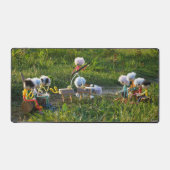 Fubby poppetjes die goocheltruc uitvoeren  bureaumat (Voorkant)