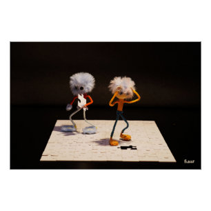 Fubby puzzel actie. perfect poster