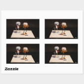 Fubby puzzel actie. rechthoekige sticker (Vel)