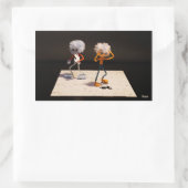 Fubby puzzel actie. rechthoekige sticker (Tas)