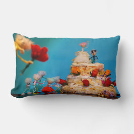 Fubby trouwfeest met gooien van boeket. kussen