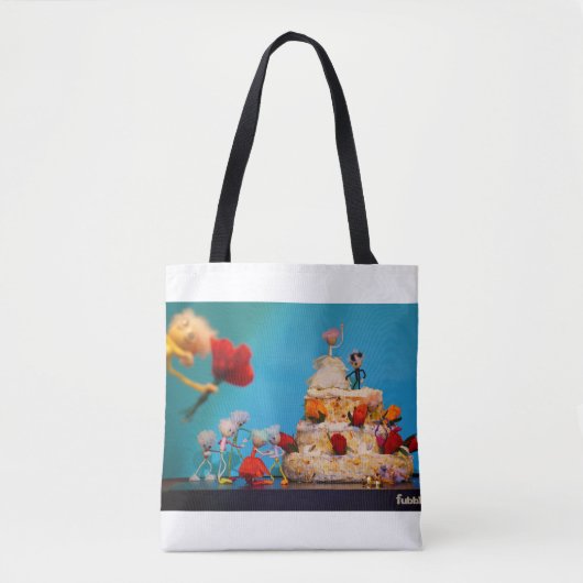 Fubby trouwfeest met gooien van boeket. tote bag (Voorkant)