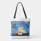 Fubby trouwfeest met gooien van boeket. tote bag (Achterkant)