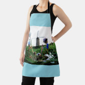 Fubby's bij een molen planten een krokus bol. schort (Insitu)