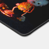 Fubby's bij popcorn explosie uit lava gaten. bureaumat (Hoek)