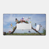 Fubby's die aan het Skaten zijn. Bureaumat (Keyboard & Muis)