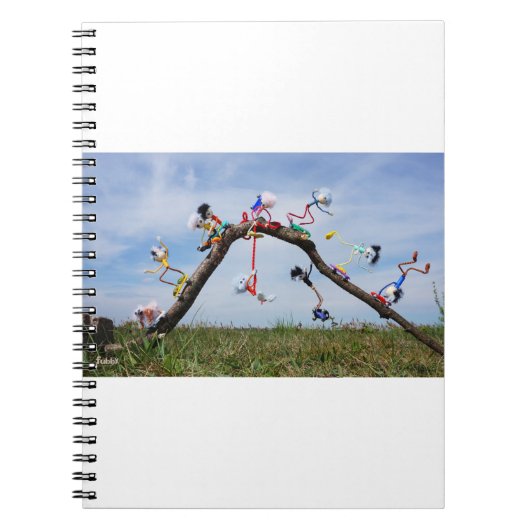 Fubby's die aan het Skaten zijn. Notitieboek (Voorkant)