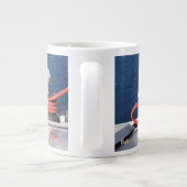 Fubby's die een lijn lieren van een Zeilboot. Grote Koffiekop (Achterkant)