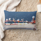 Fubby's die een lijn lieren van een Zeilboot. Kussen (Deken)