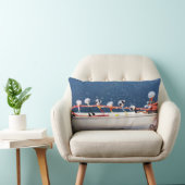 Fubby's die een lijn lieren van een Zeilboot. Kussen (Stoel)