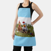 Fubby's die eieren verven van kippen, Vrolijk Pase Schort (Insitu)