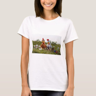 Fubby's die eieren verven van kippen, Vrolijk Pase T-shirt
