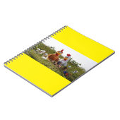 Fubby's die eieren verven van kippen Vrolijk Pasen Notitieboek (Linkerzijde)