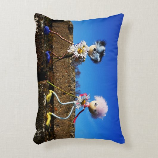 Fubby's die elkaars Valentijn zijn. Accent Kussen (Voorkant(Verticaal))