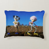 Fubby's die elkaars Valentijn zijn. Accent Kussen (Achterkant)