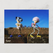 Fubby's die elkaars valentijn zijn. briefkaart (Voorkant)